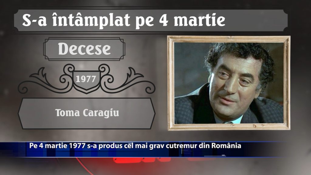 Pe 4 martie 1977 s-a produs cel mai grav cutremur din Romania