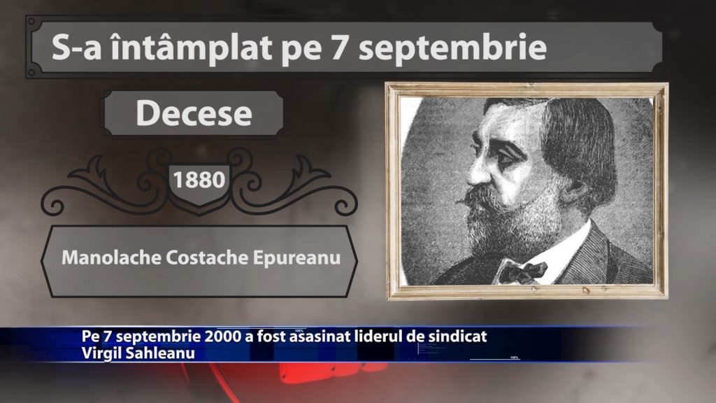 Pe 7 septembrie 2000 a fost asasinat liderul de sindicat Virgil Săhleanu