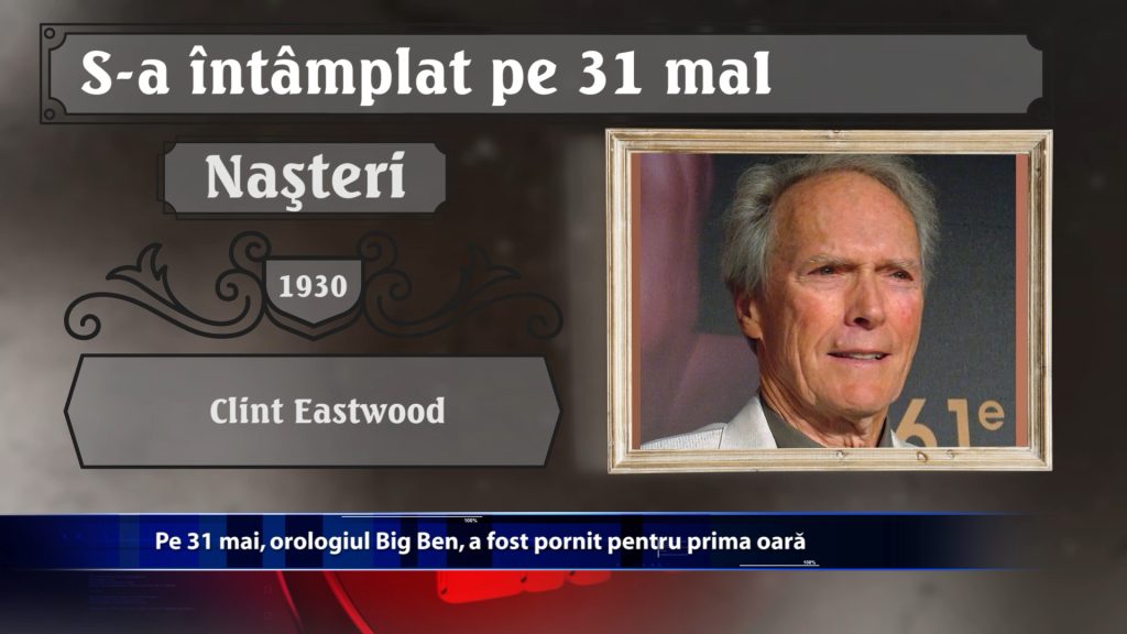 Pe 31 mai 1859, orologiul Big Ben, a fost pornit pentru prima oara