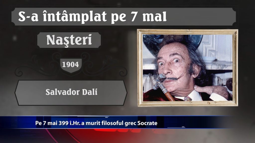 Pe 11 mai 1904 s-a nascut pictorul spaniol Salvador Dali
