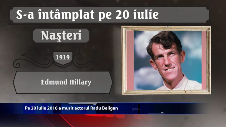 Pe 20 iulie 2016 a murit actorul Radu Beligan