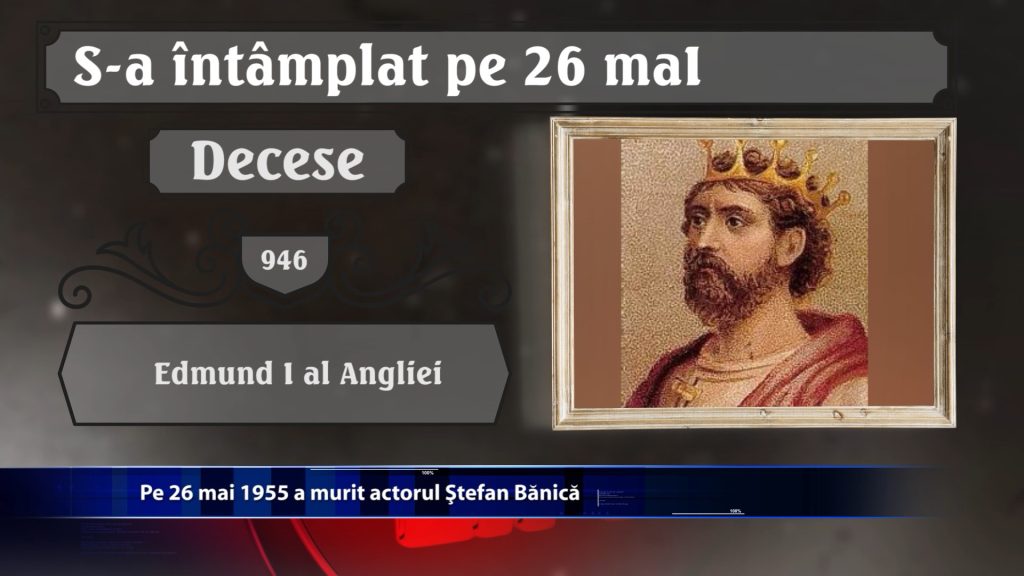 Pe 26 mai 1995 a murit actorul Stefan Banica
