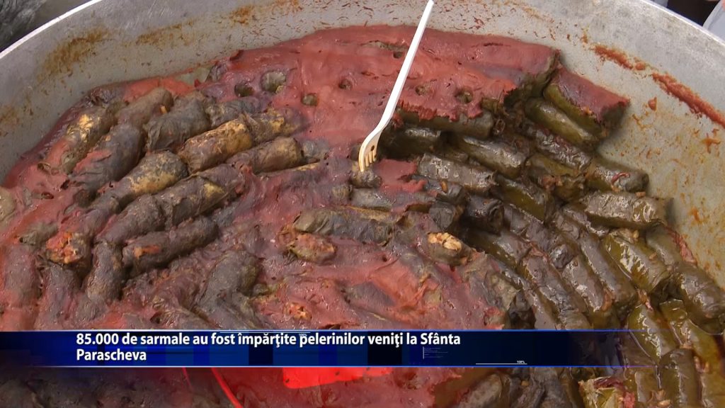 85.000 de sarmale au fost impartite pelerinilor veniti la Sfanta Parascheva