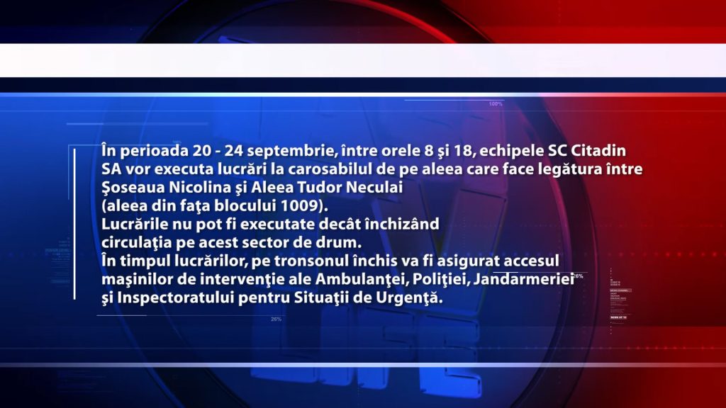 ANUNȚ CITADIN