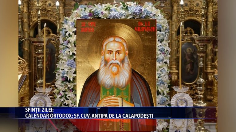 Sfintii zilei: Calendar ortodox: Sf. Cuv. Antipa de la Calapodesti Calendar catolic: Sf. papa Agaton