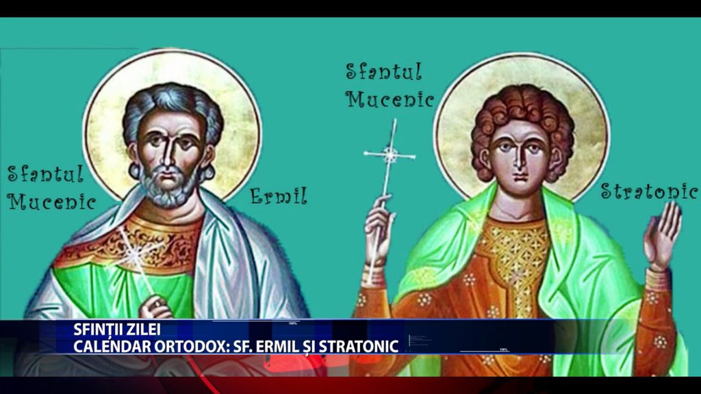 Sfintii zilei: Calendar ortodox: Sf. Ermil si Stratonic Calendar catolic: Sfantul Ilarie