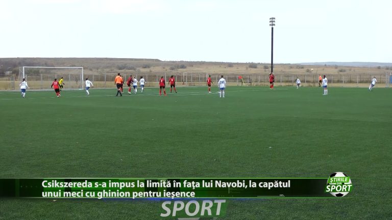 Csikszereda s-a impus la limită în fața lui Navobi, la capătul unui meci cu ghinion pentru ieșence