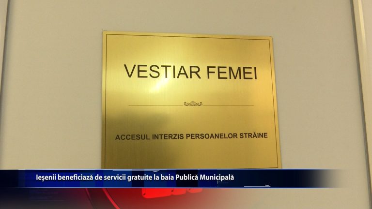 Iesenii beneficiaza de servicii gratuite la baia Publica Municipala