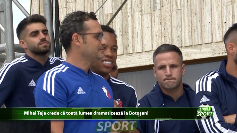 Mihai Teja crede ca toata lumea dramatizeaza la Botosani