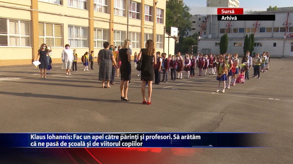 Klaus Iohannis: Fac un apel către părinți și profesori. Să arătăm că ne pasă de școală și de viitorul copiilor