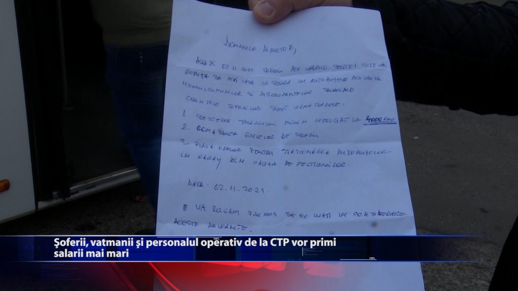 Soferii, vatmanii si personalul operativ de la CTP vor primi salarii mai mari