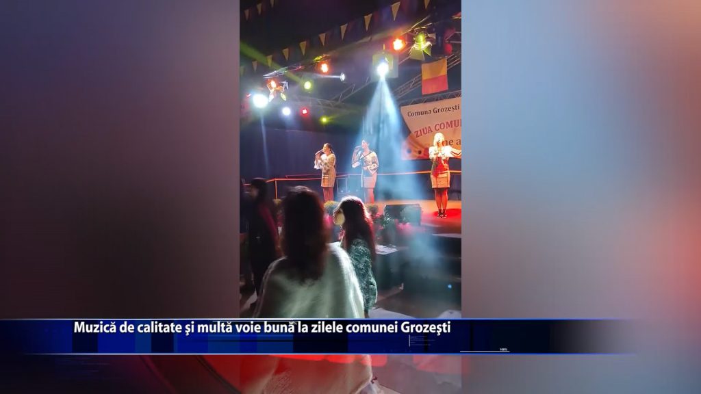 Muzica de calitate si multa voie buna la zilele comunei Grozesti
