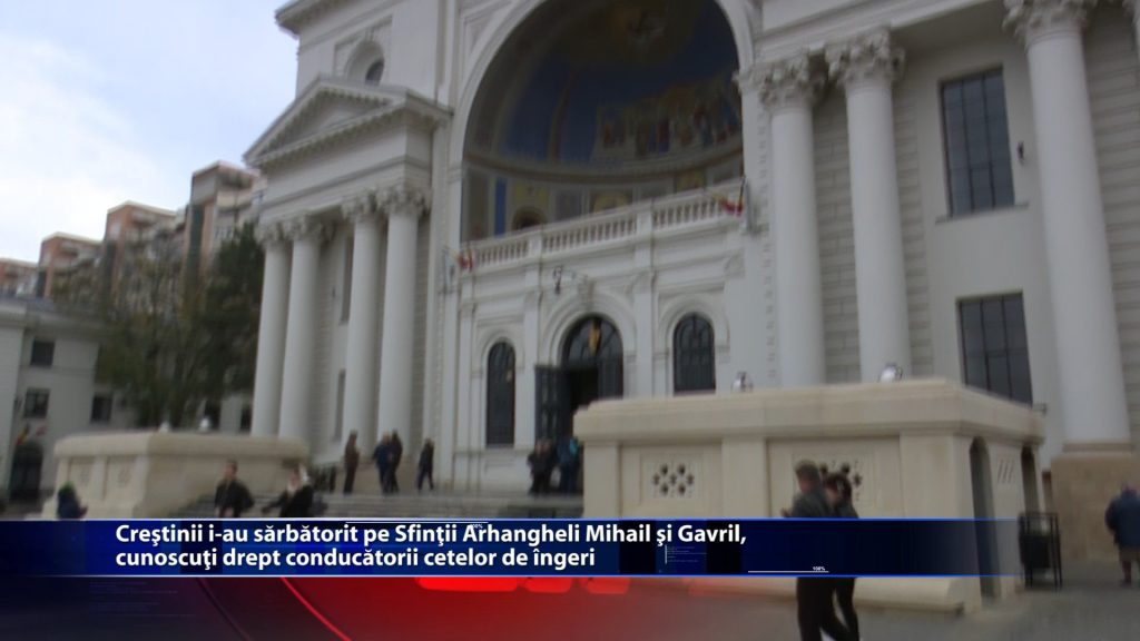 Crestinii i-au sarbatorit pe Sfintii Arhangheli Mihail si Gavril, cunoscuti drept conducatorii cetelor de ingeri