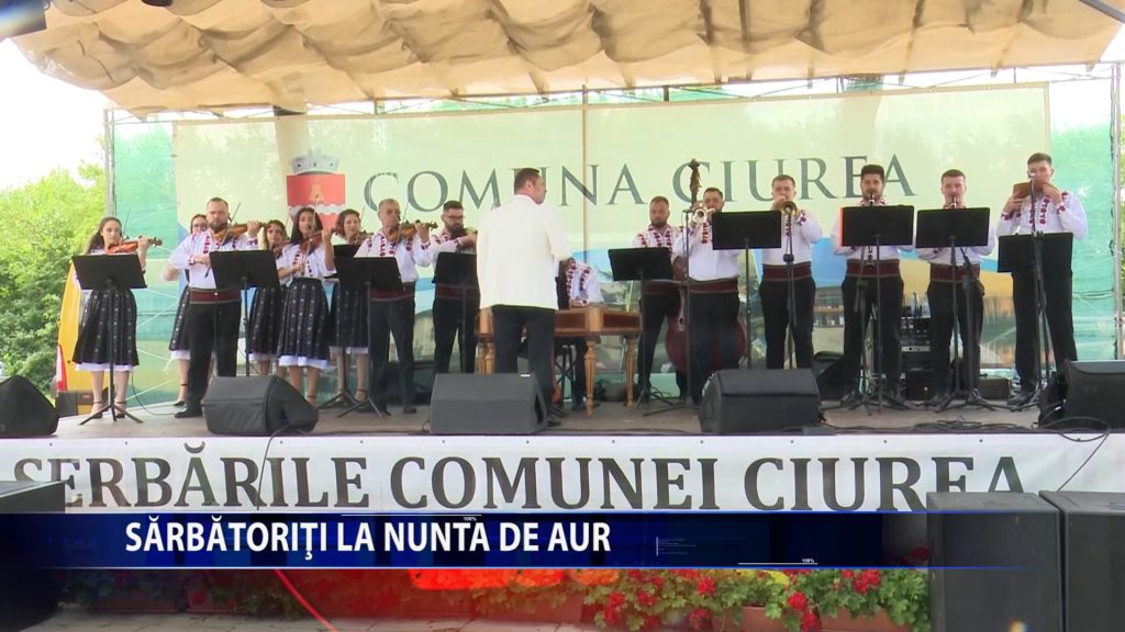 Familiile care au implinit 50 de ani de casatorie au fost premiate de Primaria Ciurea