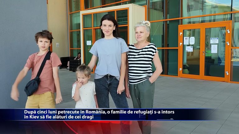Dupa cinci luni petrecute printre straini, o familie de refugiati s-a intors in Kiev, chiar daca isi pun viata in pericol