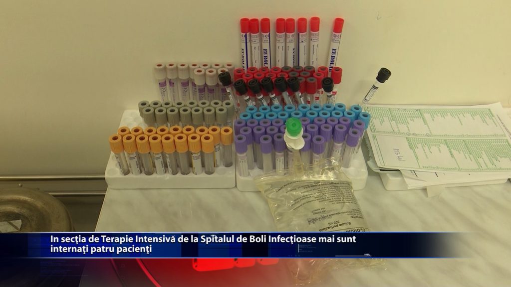 In sectia de Terapie Intensiva de la Spitalul de Boli Infectioase mai sunt internati patru pacienti