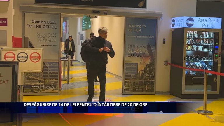 DESPAGUBIRE DE 24 DE LEI PENTRU O INTARZIERE DE 20 DE ORE