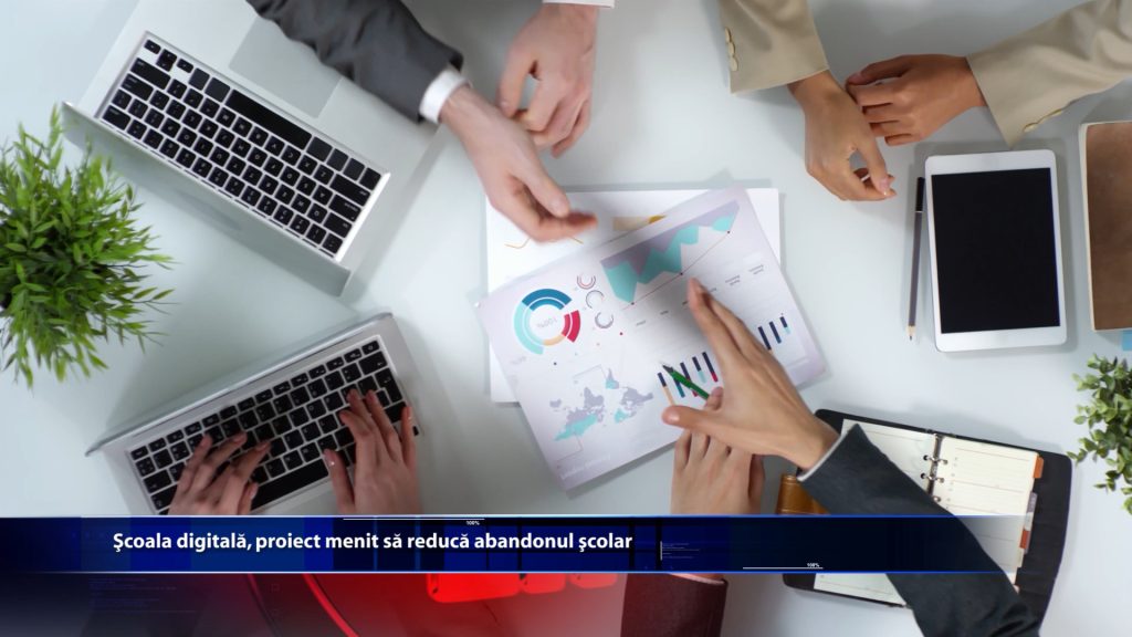 Scoala digitala, proiect menit sa reduca abandonul scolar