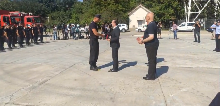 LIVE: Pompierii români au sosit din Grecia. În acest moment, are loc ceremonia de bun venit!