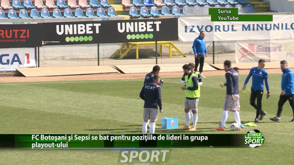 FC Botosani si Sepsi se bat pentru pozitiile de lideri in grupa playout-ului. Moldovenii vor sa dea uitarii esecul din Giulesti