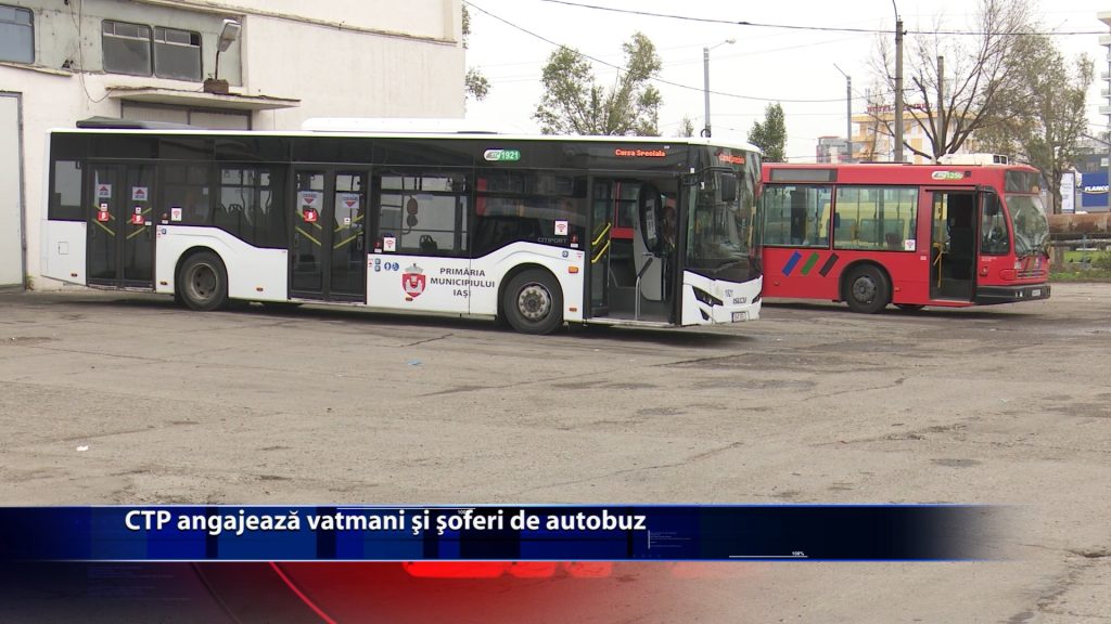 CTP angajează vatmani și șoferi de autobuz