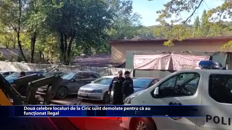 Doua localuri de pe malul Ciricului sunt demolate pentru ca nu au avut autorizatie de construire