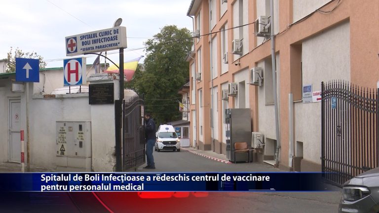 Spitalul de Boli Infecțioase a redeschis centrul de vaccinare pentru personalul medical
