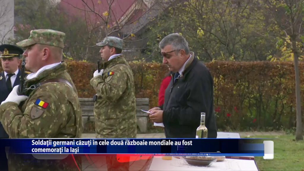 Soldatii germani cazuti in cele doua razboaie mondiale au fost comemorati la Iasi