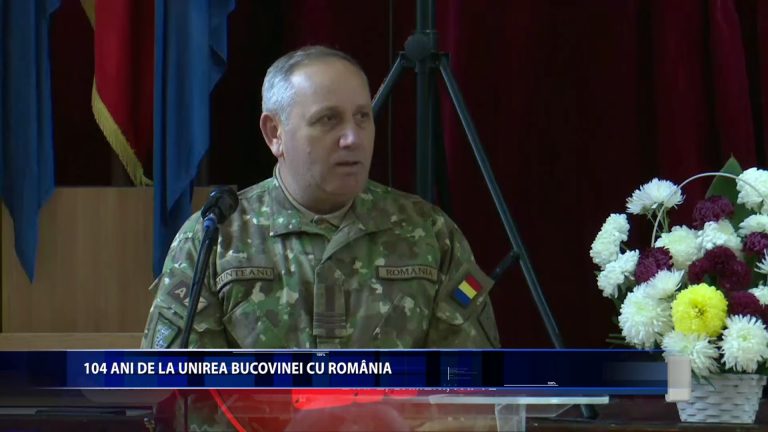 104 ANI DE LA UNIREA BUCOVINEI CU ROMANIA