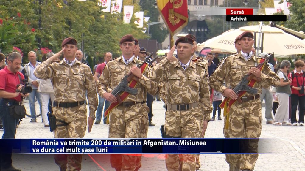 România va trimite 200 de militari în Afganistan. Misiunea va dura cel mult șase luni