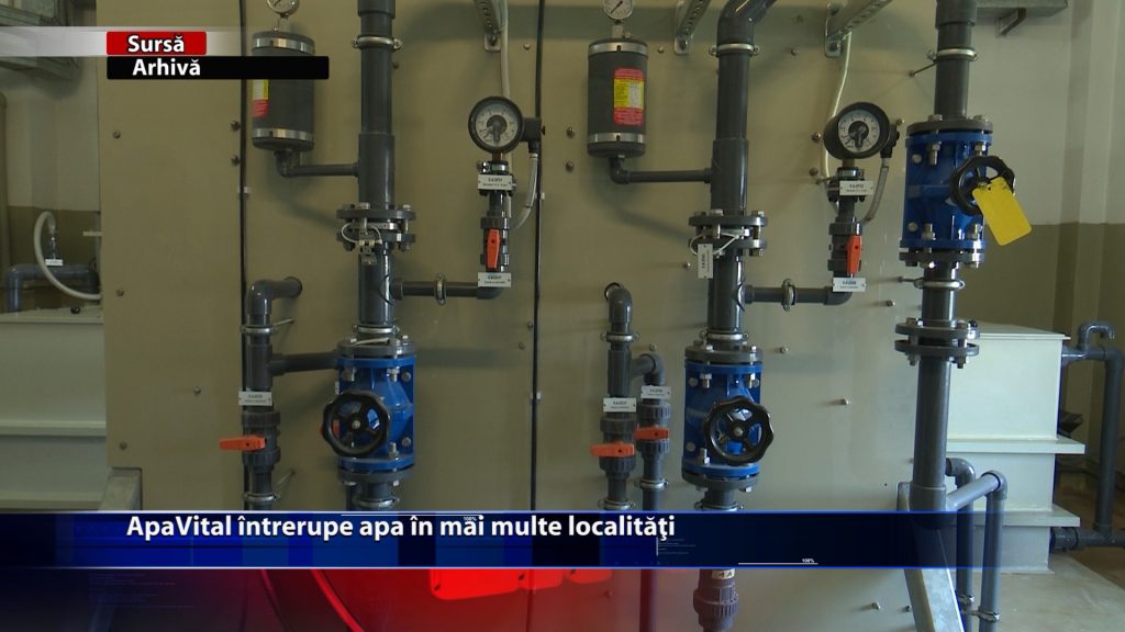 ApaVital intrerupe apa in mai multe localitati