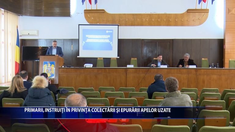 PRIMARII, INSTRUITI IN PRIVINTA COLECTARII SI APELOR UZATE