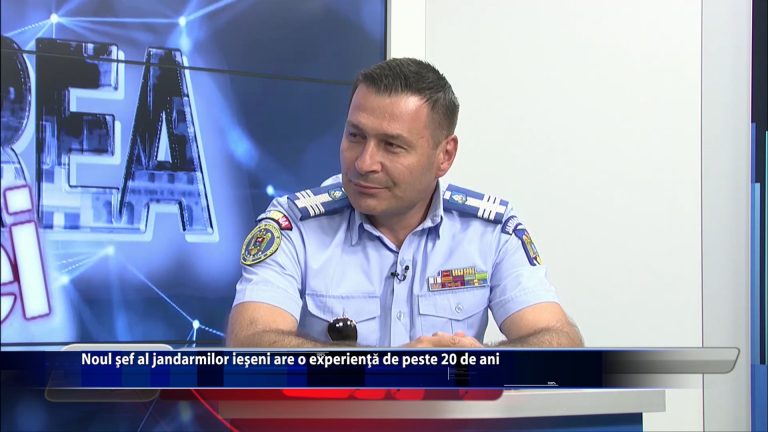 Noul sef al jandarmilor ieseni are o experienta de peste 20 de ani