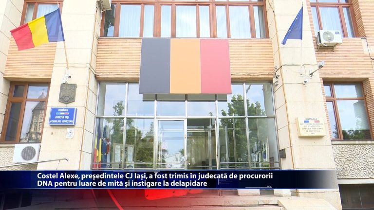 Costel Alexe , presedintele CJ Iasi, a fost trimis in judecata de procurorii DNA pentru luare de mita si instigare la delapidare