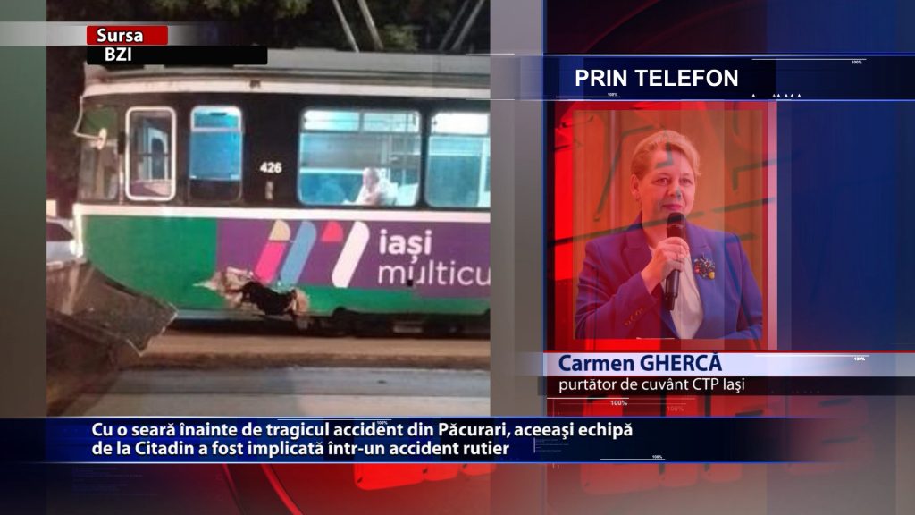 Cu o seara inainte de tragicul accident din Pacurari, aceeasi echipa de la Citadin a fost implicata intr-un accident rutier