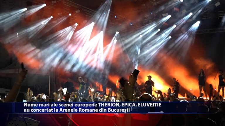 Nume mari ale scenei europene THERION, EPICA, ELUVEITIE au concertat în Arenele Romane din București