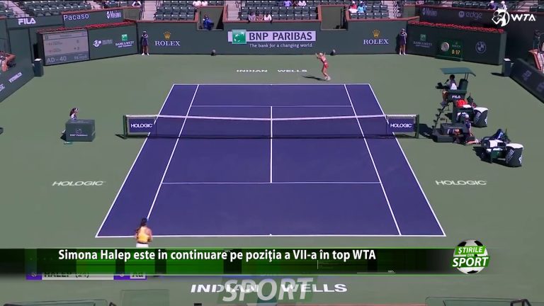 Simona Halep este in continuare pe pozitia a VII-a in topul WTA