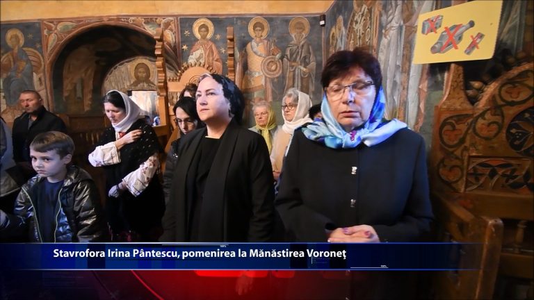 Stavrofora Irina Pantescu, pomenita la Manastirea Voronet