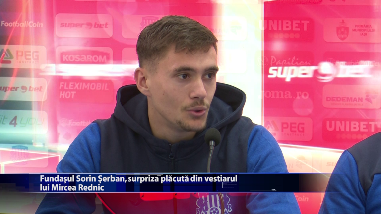 Fundasul Sorin Serban, surpriza placuta din vestiarul lui Mircea Rednic