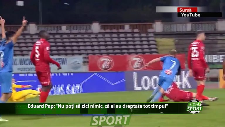 Ce spune portarul lui FC Botoșani, despre golul încasat? Eduard Pap: „Nu poți să zici nimic, că ei au dreptate tot timpul”