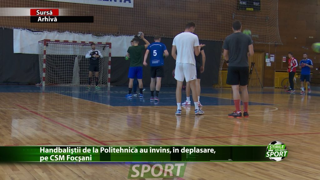Handbalistii de la Politehnica au invins, in deplasare, pe CSM Focsani