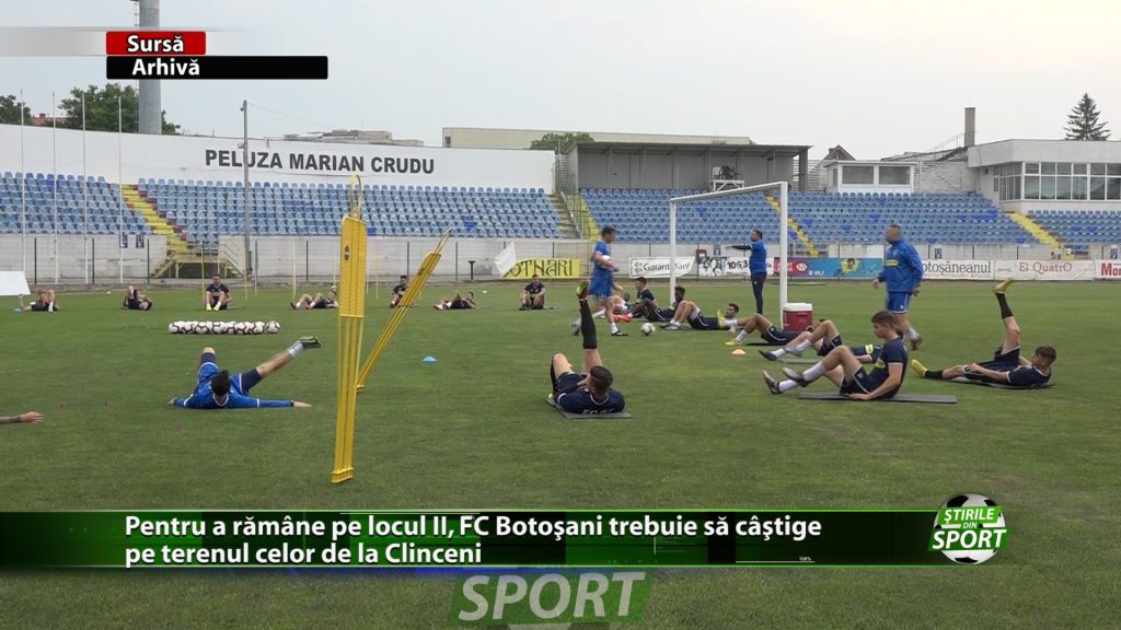 Pentru a rămâne pe locul II, FC Botoșani trebuie să câștige pe terenul celor de la Clinceni