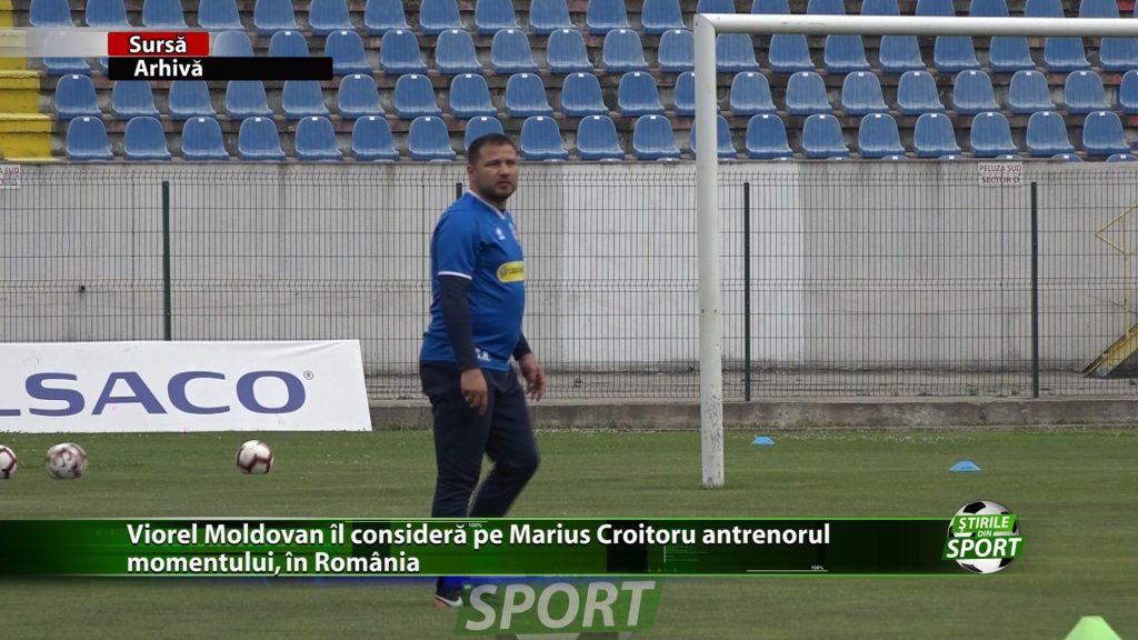 Viorel Moldovan îl consideră pe Marius Croitoru antrenorul momentului, în România