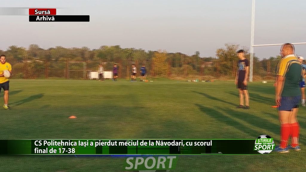 CS Politehnica Iași a pierdut meciul de la Năvodari, cu scorul final de 17-38