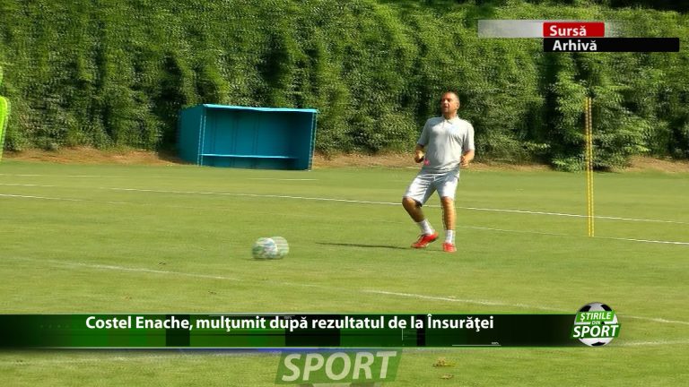 Costel Enache, mulțumit după rezultatul de la Însurăței