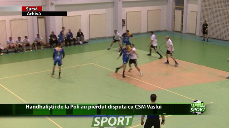 Handbaliștii de la Poli au pierdut disputa cu CSM Vaslui