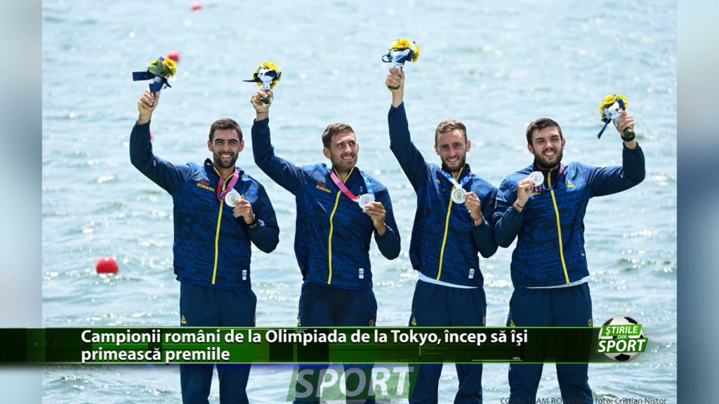 Campionii români de la Olimpiada de la Tokyo, încep să își primească premiile