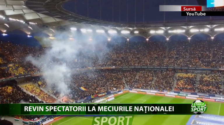 Revin suporterii pe stadioane si la meciurile nationalei Romaniei!