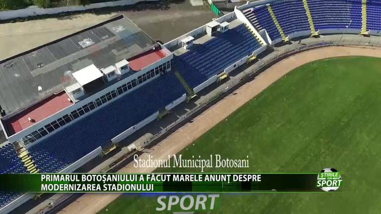 PRIMARUL BOTOSANIULUI A FACUT MARELE ANUNT DESPRE MODERNIZAREA STADIONULUI