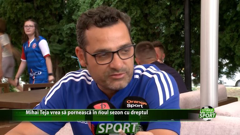 Mihai Teja vrea sa porneasca in noul sezon cu dreptul. Isi doreste sa bucure suporterii cu o victorie in fata Chindiei